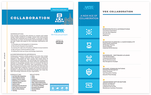 VOX Collaboration