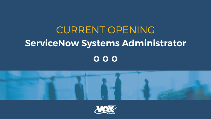 System Admin, ServiceNow